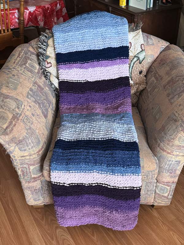 Hand-knitted Blanket 